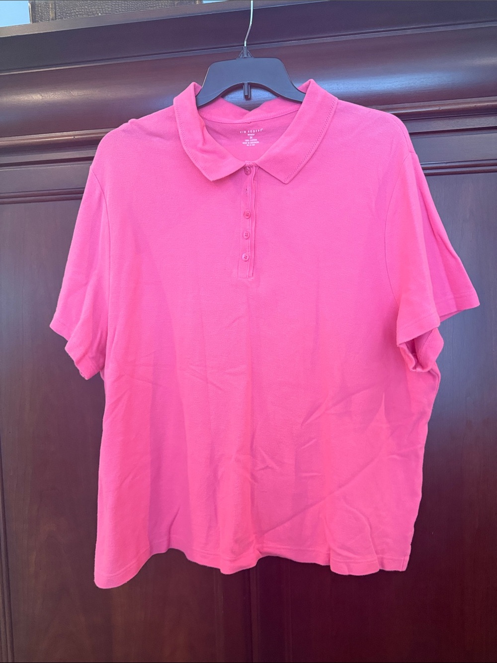 Kim Rogers Bright Pink Polo Shirt